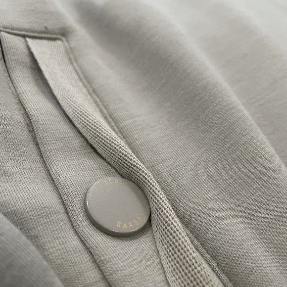 Ted Baker Livid Slim Fit Bomber Jacket Natural 5/L - Picture 8 of 10